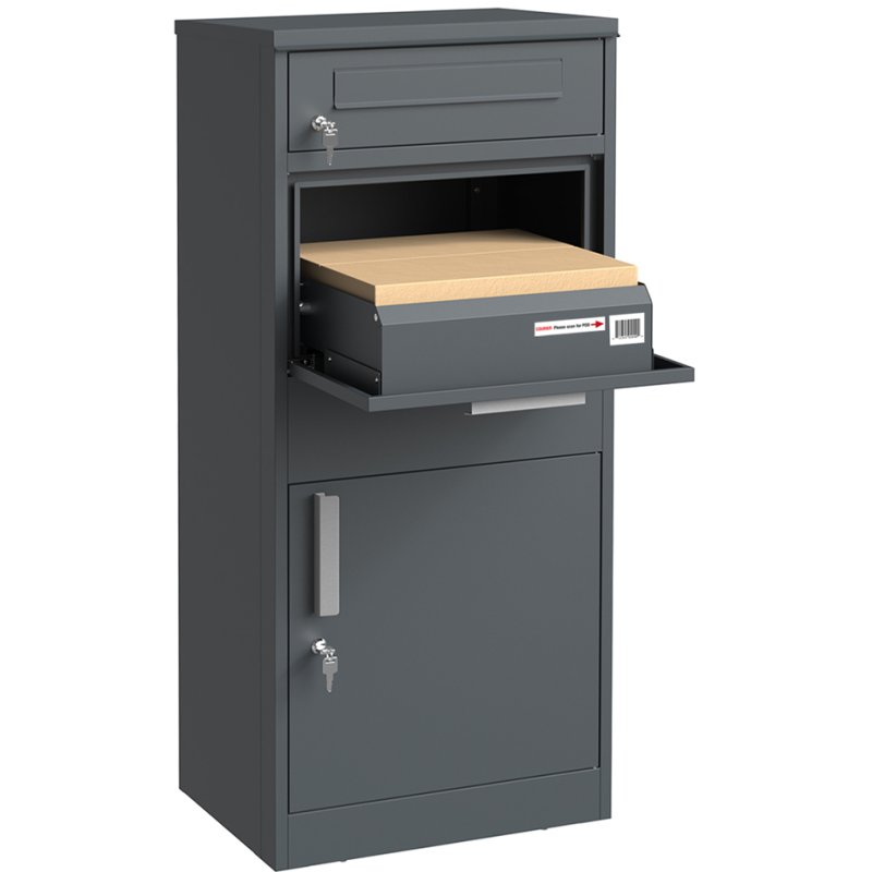 phoenix parcel safe PB1121AAK, anthracite, 61 litres, key lock
